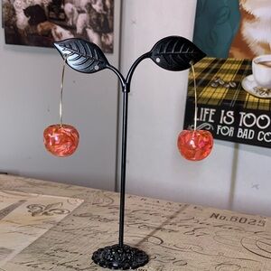 Cherry Stem Earrings
